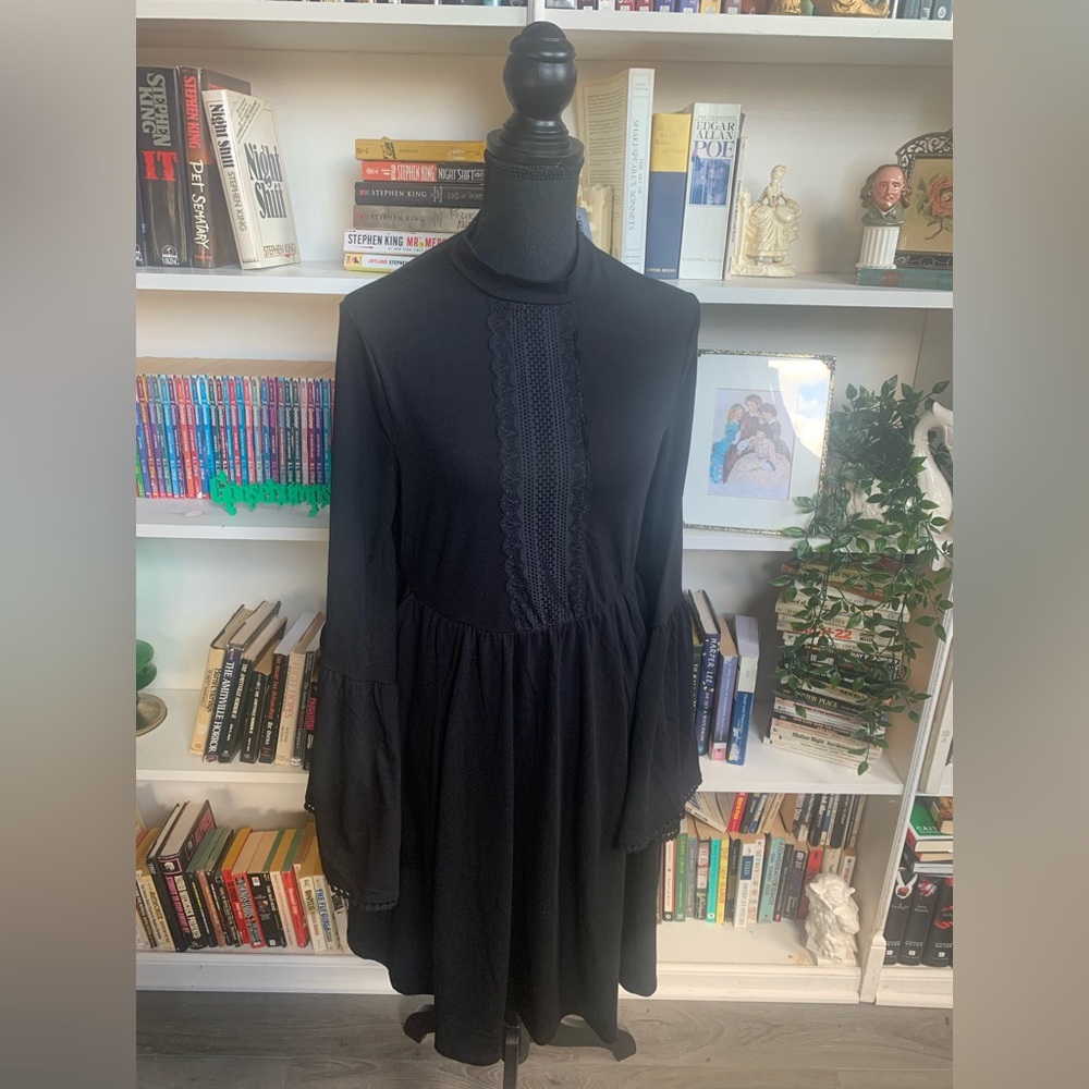 Torrid Black Bell Sleeve Dress - NWT
